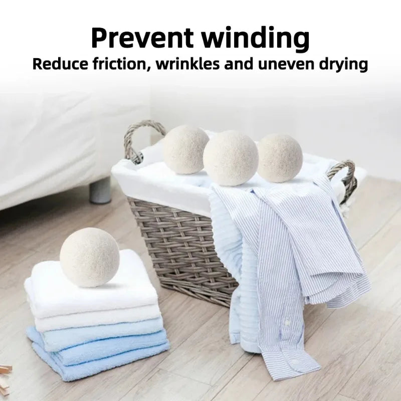 6pcs Eco-Friendly Wool Dryer Balls