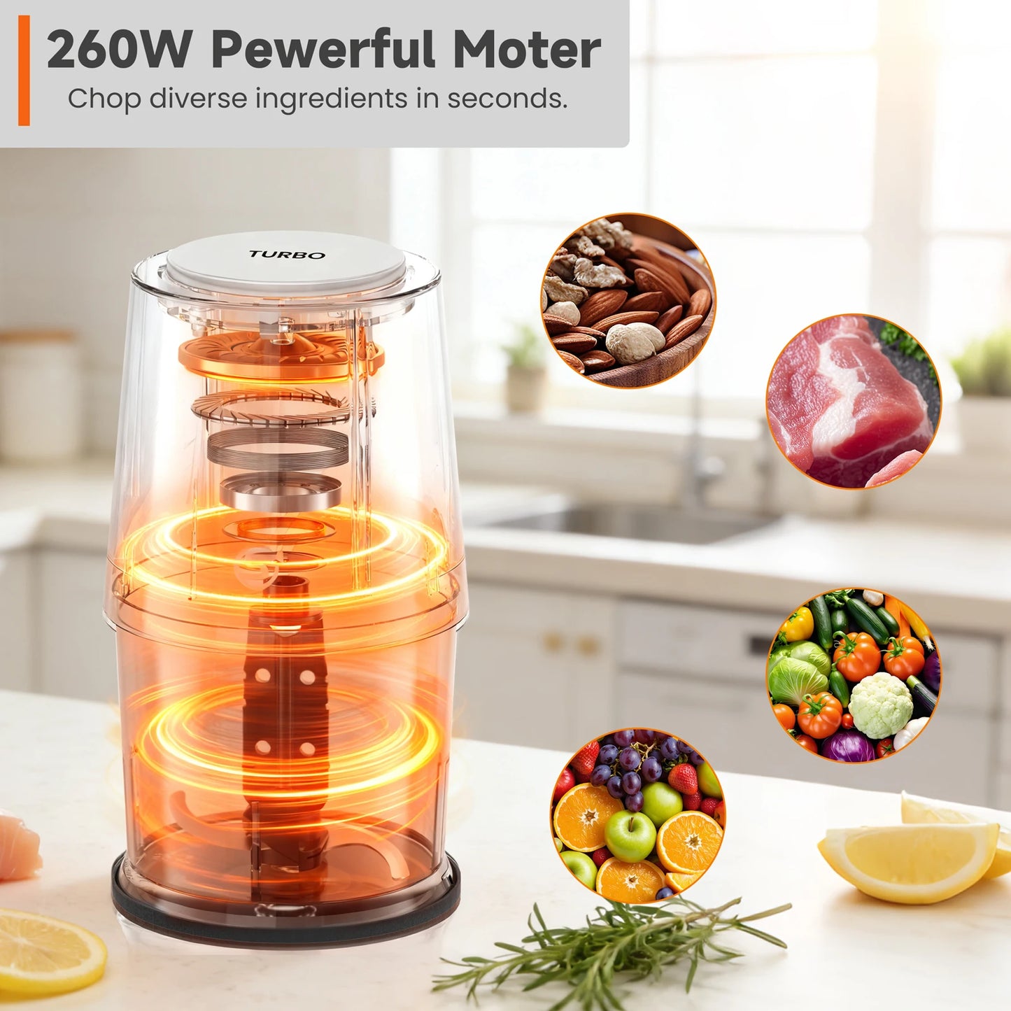 Adjustable Speed Electric Meat Grinder