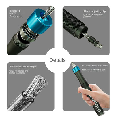 Adjustable Jump Rope With Bearings