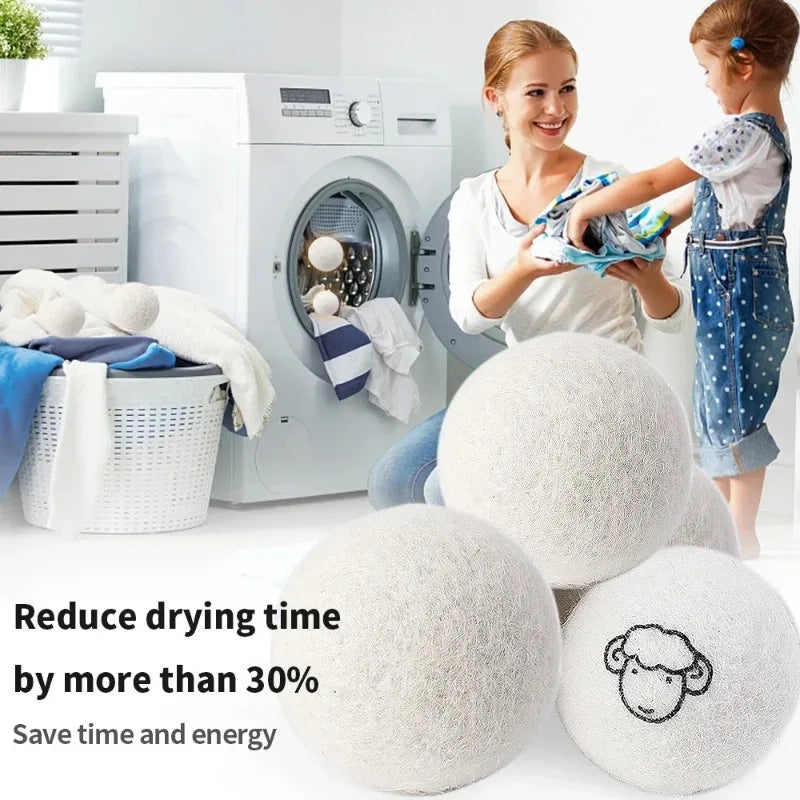 6pcs Eco-Friendly Wool Dryer Balls