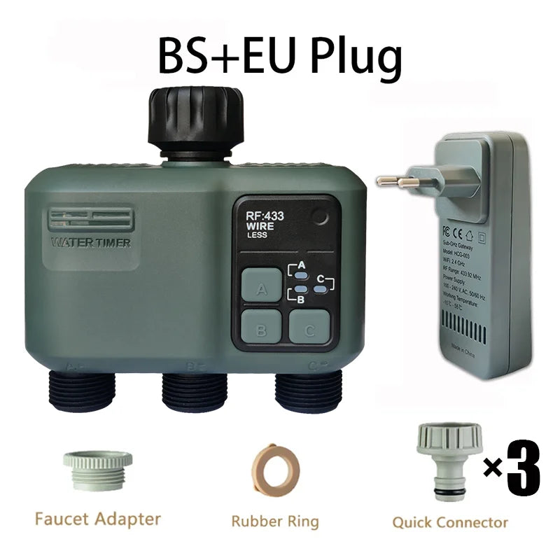Automatic Garden Irrigation Controller with Rain Delay
