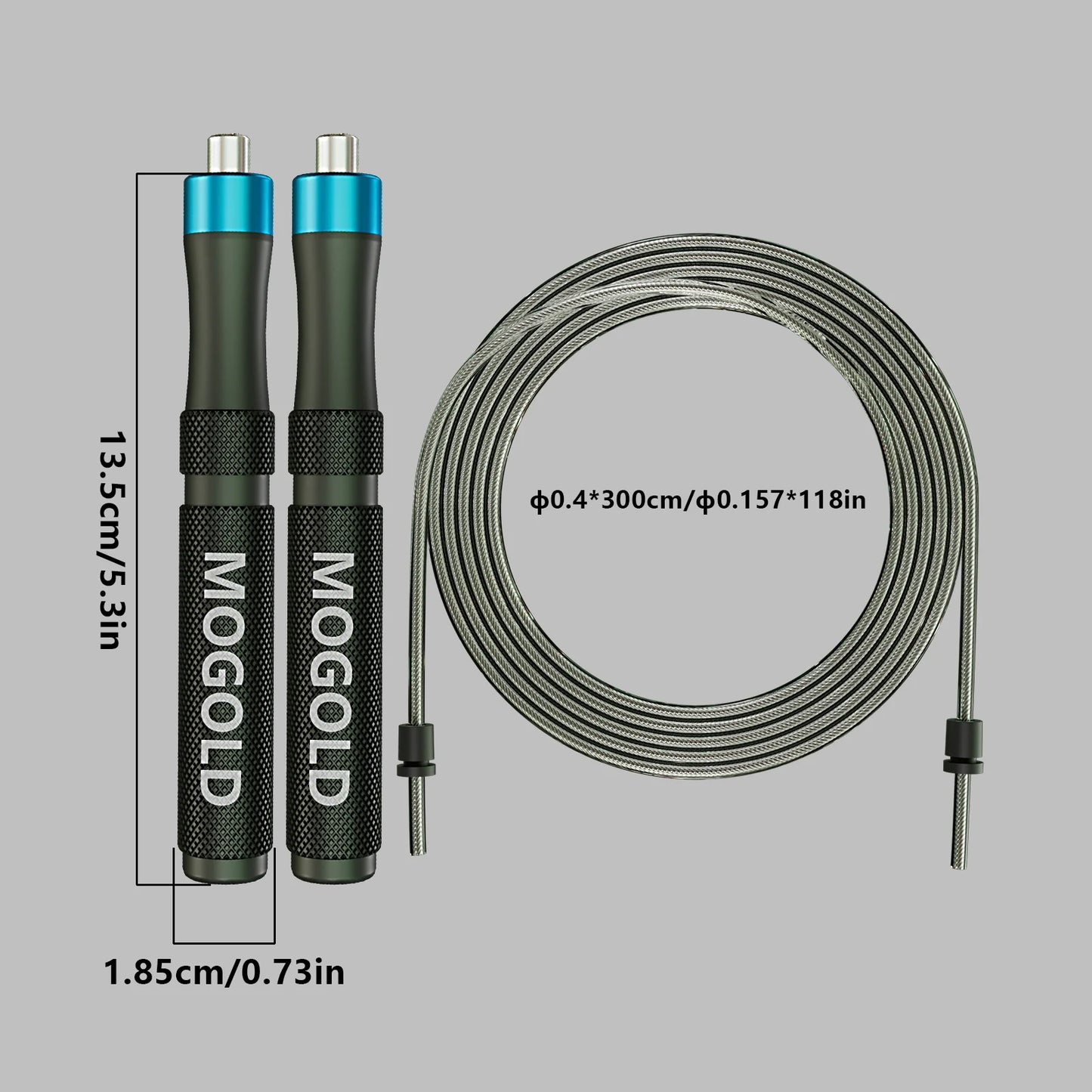 Adjustable Jump Rope With Bearings