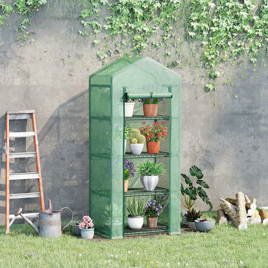 Portable Compact Green House with Steel Frame